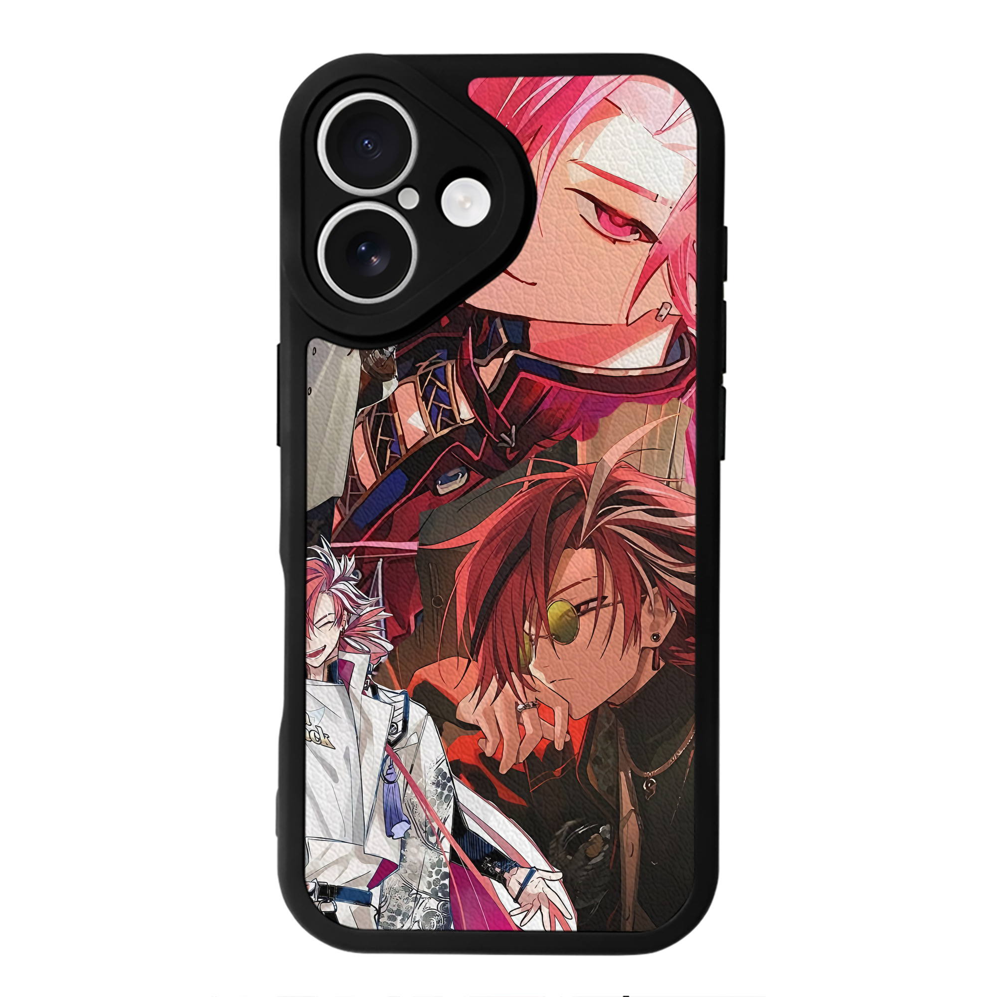 （画像用） 刀剣乱舞 Touken Ranbu 【iPhone 16シリーズ対応】シリコンスマホケース（レザー調） 材質：シリコン